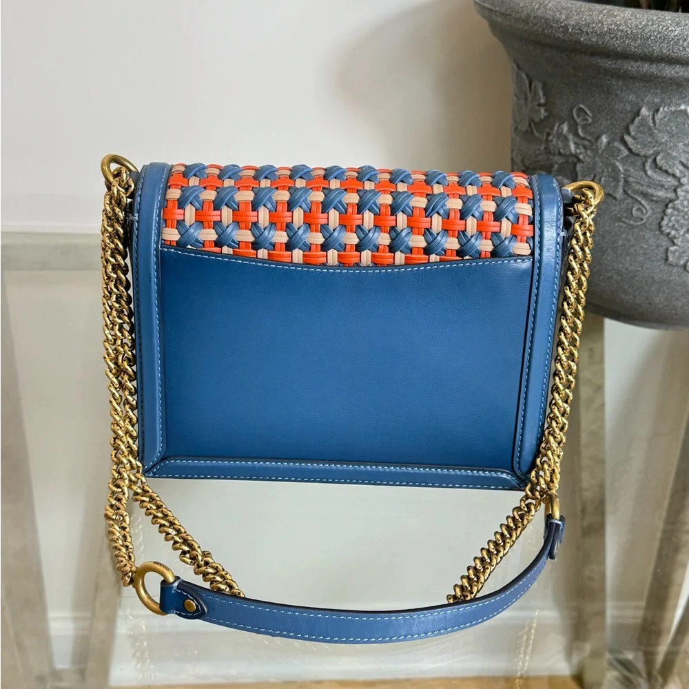 Coach‎ Hutton Shoulder/Crossbody Bag with Weaving. - Picture 6 of 10